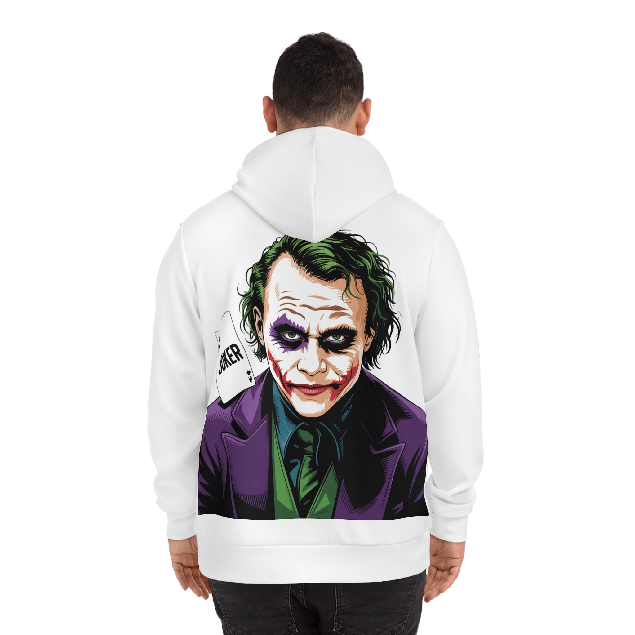 Joker-Inspired AOP Fashion Hoodie, Graphic Hoodie, Movie Merchandise, Gift for Fans, Streetwear, Unisex Hoodie